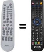 Replacement remote control Daewoo DL31000