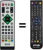 Replacement remote control Metronic PLAYER USB [ ZAP BOX ] 441540
