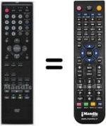 Replacement remote control HVS57662
