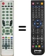 Replacement remote control HVS57511