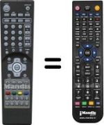 Replacement remote control Diffe HVS57641