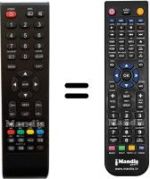 Replacement remote control HVS57532-ET