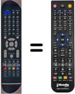 Replacement remote control HVS57517