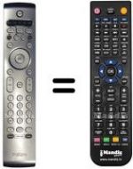 Replacement remote control HVS51374-FI