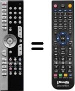 Replacement remote control Medion HVS53067