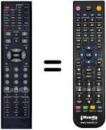 Replacement remote control HVS57603