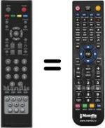 Replacement remote control HVS57652