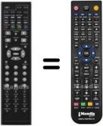 Replacement remote control HVS57512