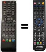 Replacement remote control HVS57696