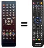 Replacement remote control HVS57327