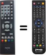 Replacement remote control Fonestar WHV15708W
