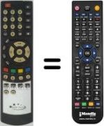 Replacement remote control GOLDEN INTERSTAR WHV3185W