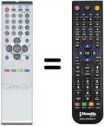 Replacement remote control Orion HVS54731