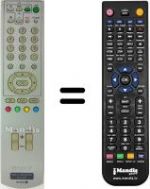 Replacement remote control Sony HVS53565