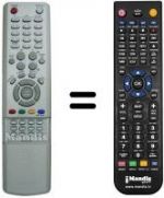 Replacement remote control Samsung HVS54002