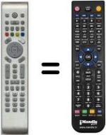 Replacement remote control Twfvision HVS54004