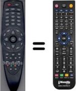 Replacement remote control HVS53533