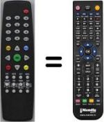 Replacement remote control HVS53410