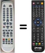 Replacement remote control HVS53422