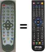Replacement remote control HVS53329
