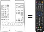 Replacement remote control HVS54356