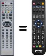 Replacement remote control HVS54820