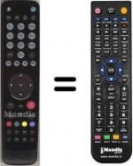 Replacement remote control HVS53389