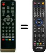 Replacement remote control HVS53462