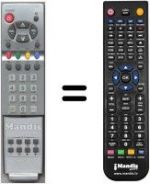Replacement remote control HVS54008