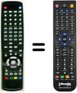Replacement remote control Homecast HVS53485