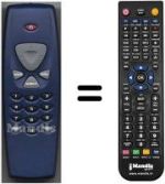 Replacement remote control Nokia HVS53549