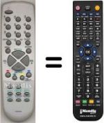 Replacement remote control Pacific HVS54210