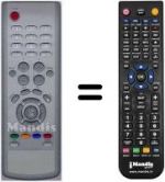 Replacement remote control HVS53518