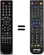 Replacement remote control HVS53238
