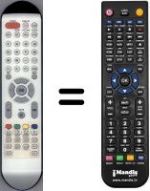 Replacement remote control Schaub Lorenz HVS54925