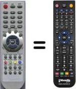 Replacement remote control HVS54917