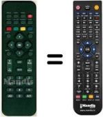 Replacement remote control HVS53464