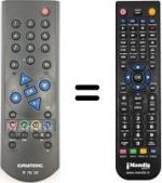 Replacement remote control SEC0521
