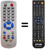 Replacement remote control :SEC4558
