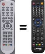 Replacement remote control Goodmans SEC15274