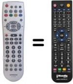 Replacement remote control Hitachi SEC3469