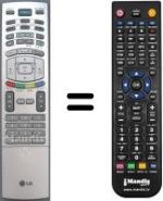 Replacement remote control LG SEC3951
