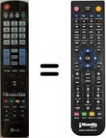 Replacement remote control LG WHV12440