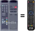Replacement remote control WHV5165