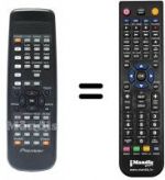 Replacement remote control Pioneer SEC0601
