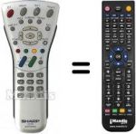 Replacement remote control Sharp SEC3450