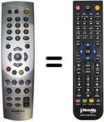 Replacement remote control Humax SEC0897