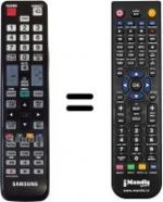 Replacement remote control Samsung SEC15984