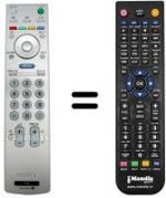 Replacement remote control Sony SEC0426