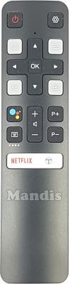 Original remote control TCL RC802V (06BTZNYYADRC802V)